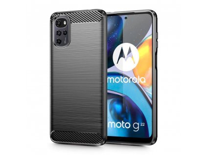 Kryt Motorola Moto G22 / E32 / E32s Tech-Protect TPU Carbon black