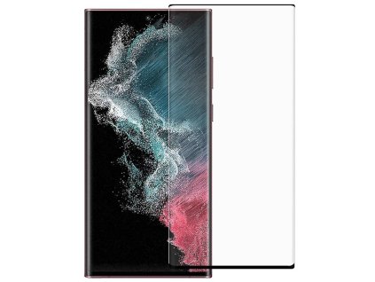 Tvrzené sklo 5D UV Samsung S22, Full Glue černé