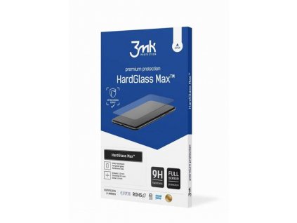 Tvrzené sklo 5D Xiaomi 12 Pro 3mk Hard Glass Max Lite černé