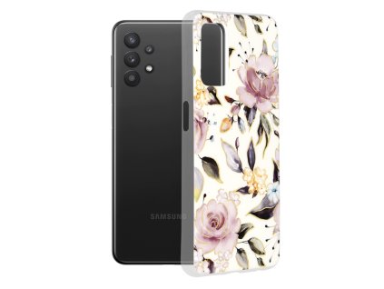 Kryt Samsung Galaxy A32 5G Techsuit - Marble Series - Chloe White