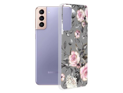 Kryt Samsung Galaxy S21 Plus Techsuit - Marble Series - Bloom of Ruth Gray