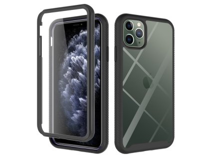 Pouzdro iPhone 11 Pro Max Techsuit - Defense360 Pro + ochrana obrazovky, černé