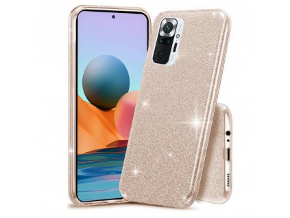 Kryt Samsung Galaxy A53 5G, třpytky zlatý