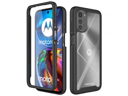 Pouzdro Motorola Moto G22 / E32 / E32s Techsuit - Defense360 Pro + ochrana obrazovky, černé