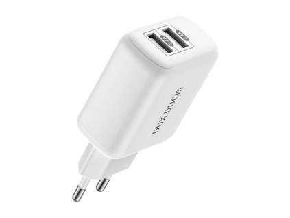 Nabíječka do sítě 12W 2.4A 2xUSB Dux Ducis C10 bílá