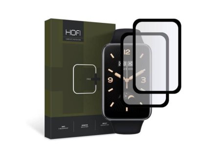 Tvrzené hybridní sklo XIAOMI MI SMART BAND 7 Pro HOFI Hybrid Pro+ 2ks černé