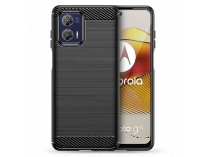 Kryt Motorola Moto G73 5G Tech-Protect TPU Carbon black