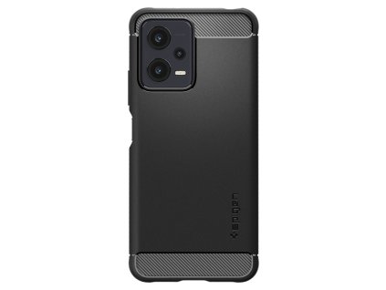 Kryt Xiaomi Redmi Note 12 5G / POCO X5 Spigen Rugged Armor Matte černý