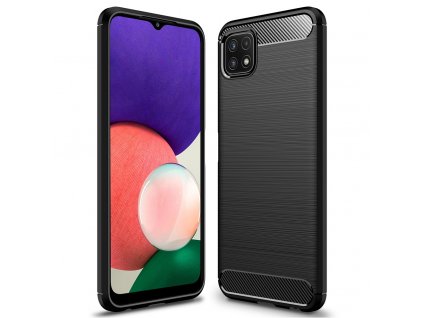 Kryt Samsung Galaxy A22 5G, Armored Carbon černý