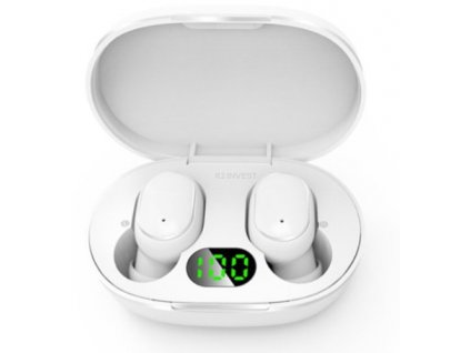 Bezdrátová sluchátka Bluetooth 5.0 , E6s bílá