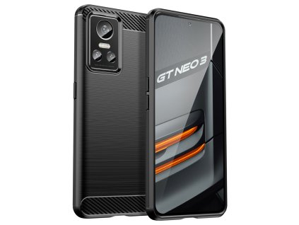 Kryt Realme GT Neo 3 80W / 150W, Armored Carbon black