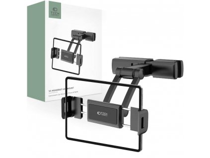 Univerzální držák do auta na opěrku hlavy Tech-Protect V2 černý