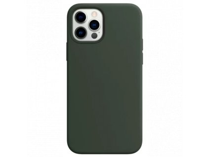 Kryt iPhone 12 mini Siliconový tmavě zelený