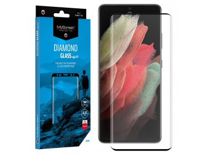Tvrzené sklo 5D Samsung Galaxy S23 Ultra  MyScreen DIAMOND GLASS edge 3D Full Glue černé