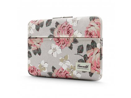 Pouzdro na notebook Canvaslife Sleeve Laptop 13" - 14" White Rose