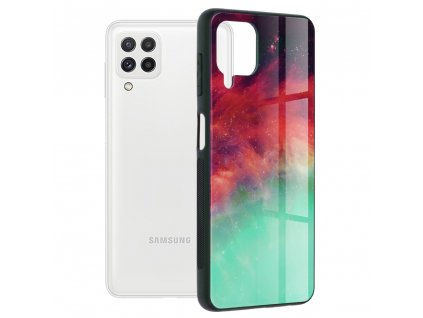 Pouzdro Samsung Galaxy A22 4G / M22 4G Techsuit - Glaze Series, Fiery Ocean