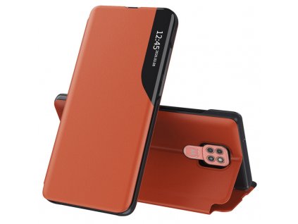 Pouzdro Motorola Moto E7 Plus / Moto G9 Play eFold Series oranžové