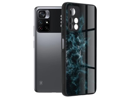 Husa pentru Xiaomi Poco M4 Pro - Techsuit Glaze Series - Blue Nebula