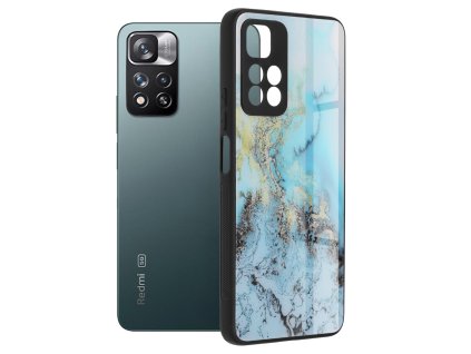 Husa pentru Xiaomi Redmi Note 11 Pro+ 5G - Techsuit Glaze Series - Blue Ocean