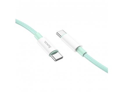 Datový kabel Hoco (X68) - USB Type-C to USB Type-C, 3A, 1.0m - zelený