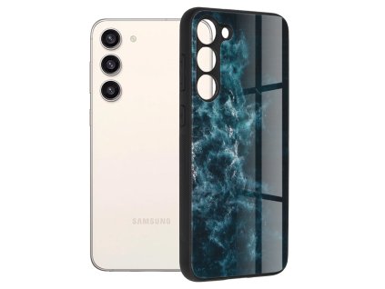 Pouzdro Samsung Galaxy S23 Plus Techsuit - Glaze Series, Blue Nebula