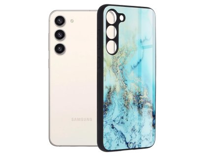 Pouzdro Samsung Galaxy S23 Plus Techsuit - Glaze Series, Blue Ocean
