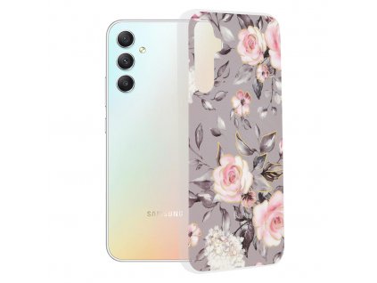 Kryt Samsung Galaxy A34 5G Techsuit - Marble Series - Bloom of Ruth Gray