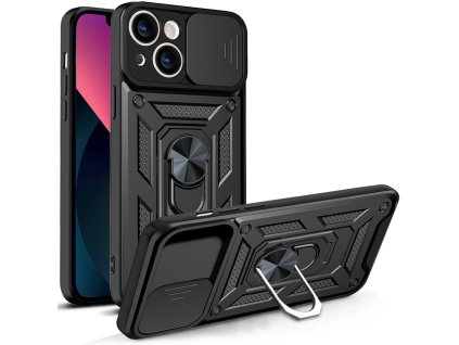 Husa pentru iPhone 13 - Techsuit CamShield Series - Black