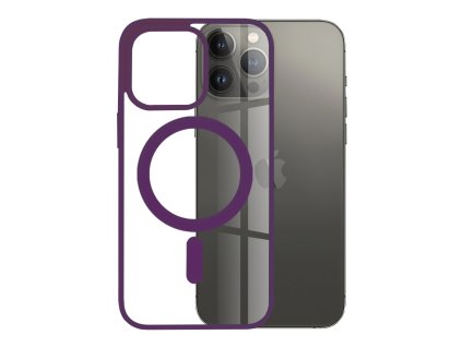 Kryt iPhone 13 Pro, Techsuit - MagSafe Pro, fialový