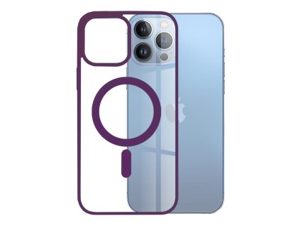 Kryt iPhone 13 Pro Max, Techsuit - MagSafe Pro, fialový