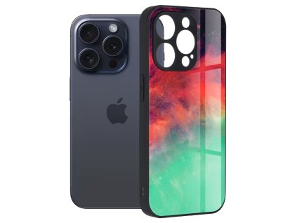 Pouzdro iPhone 15 Pro Techsuit - Glaze Series, Fiery Ocean