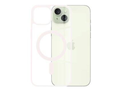 Kryt iPhone 15 Plus, Techsuit - MagSafe Pro, růžový