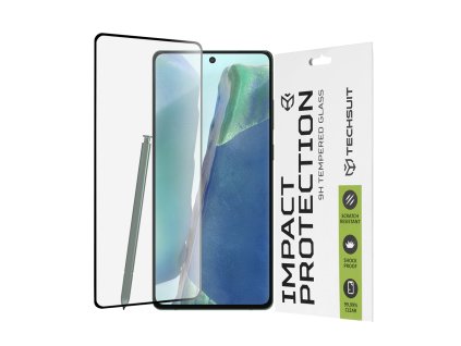 Tvrzené sklo 111D pro Samsung Galaxy Note 20, 3D zakřivení, Full Glue černé
