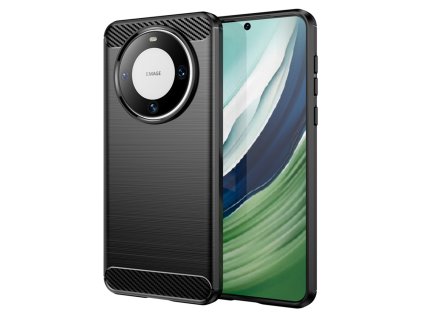 Husa pentru Huawei Mate 60 - Techsuit Carbon Silicone - Black