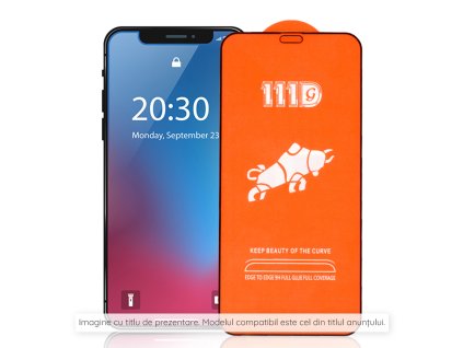 Tvrzené sklo 111D Motorola Moto E22 / E22i / E13 Full Glue černé