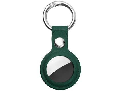 Husa pentru AirTag - Techsuit Secure Leather Holder (SLH1) - Green