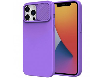 Kryt iPhone 12 s krytem fotoaparátu - fialový