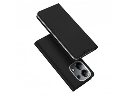 Pouzdro Xiaomi Redmi Note 13 4G kožené Dux Ducis Skin Pro černé