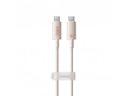 Datový kabel Baseus (P10360202421-00) - Type-C to USB-C, Super Fast Charge, 100W, 480Mbps, 1m - růžový