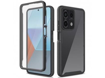 Pouzdro Xiaomi Redmi Note 13 Pro 5G / Poco X6 Techsuit - Defense360 Pro + ochrana obrazovky, černé