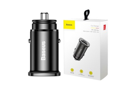 Nabíječka do auta Baseus Circular Plastic A+C 30W PPS CCALL-YS01 - USB QC 4.0 Quck Charge 4.0 i USB-C PD 3.0