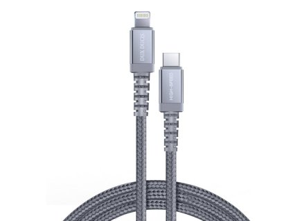 Datový kabel iPhone Lightning-USB C, 18W 3A 1m Dux Ducis Space MFI