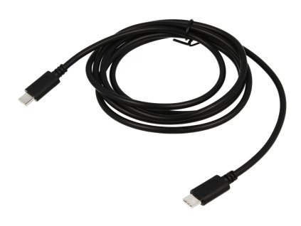 Datový kabel USB TYP C/ TYP C Reverse 3A 1,5m - černý