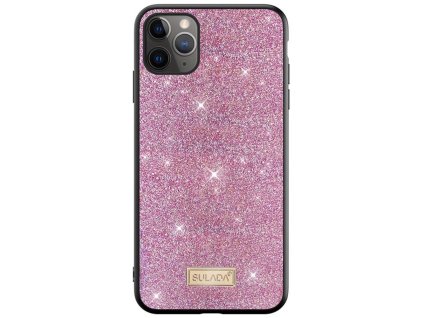 Kryt iPhone X / XS Sulada Dazzling Glitter růžový