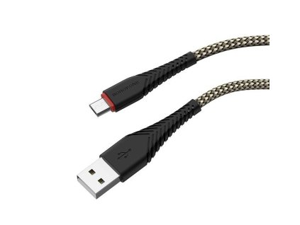 Datový kabel micro USB 1m Borofone Powerful BX25 černý