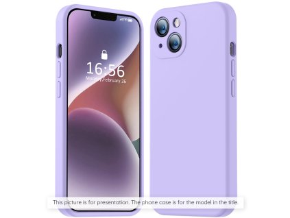 Case for iPhone 15 Pro Max - Techsuit SoftFlex - Light Purple