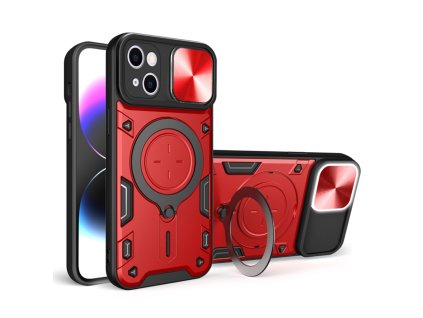 Case for iPhone 15 - Techsuit CamGuard Pro - Red