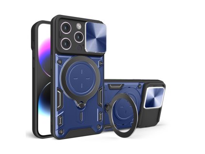 Kryt iPhone 15 Pro Techsuit CamGuard Pro - modrý