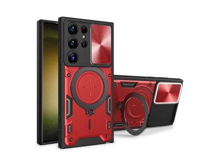 Kryt Samsung Galaxy S23 Ultra Techsuit CamGuard Pro - červený