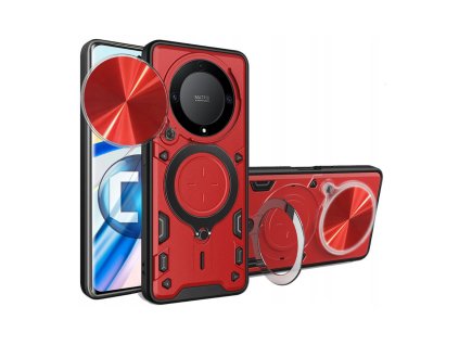 Case for Honor Magic5 Lite - Techsuit CamGuard Pro - Red